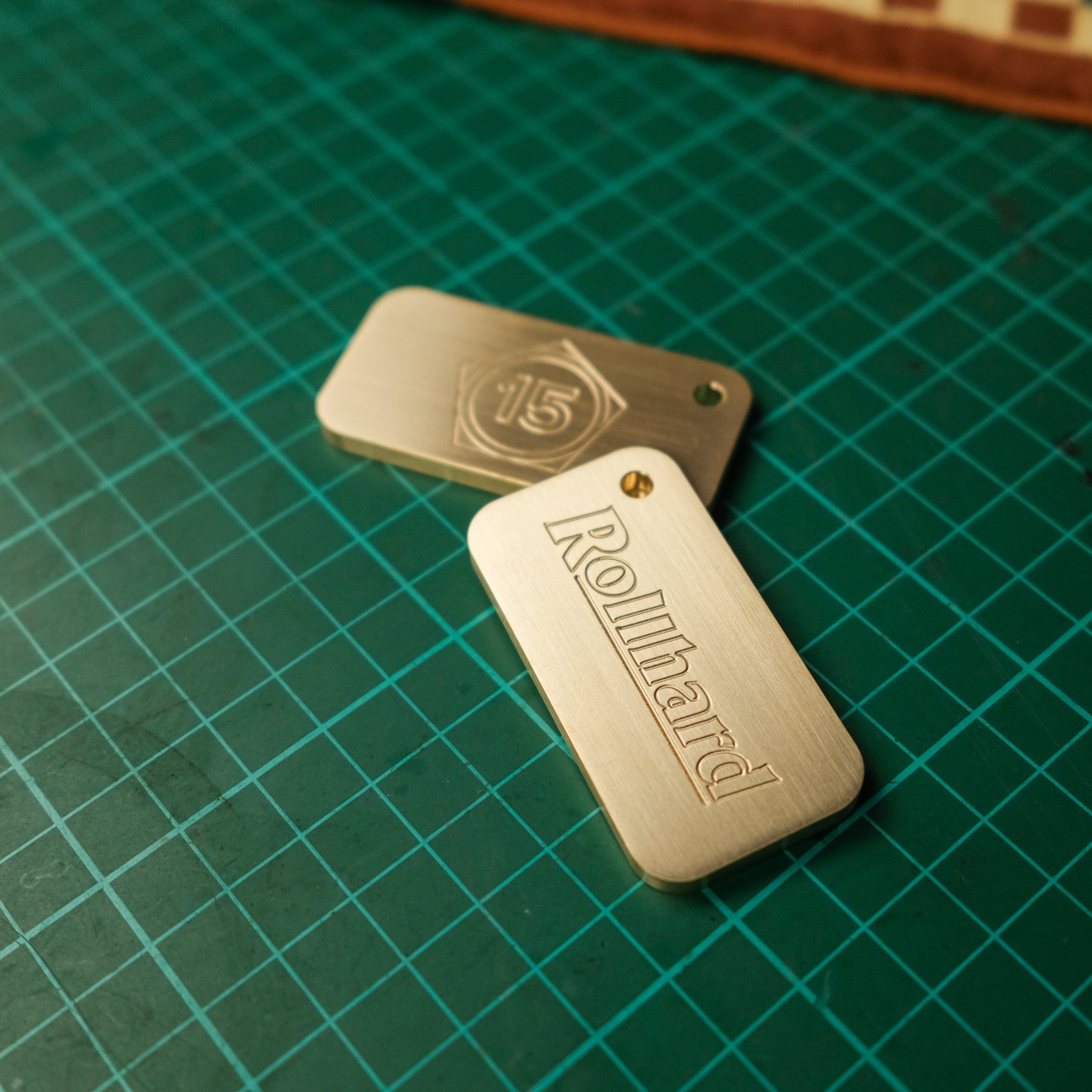 15th Anniversary Brass Keyring