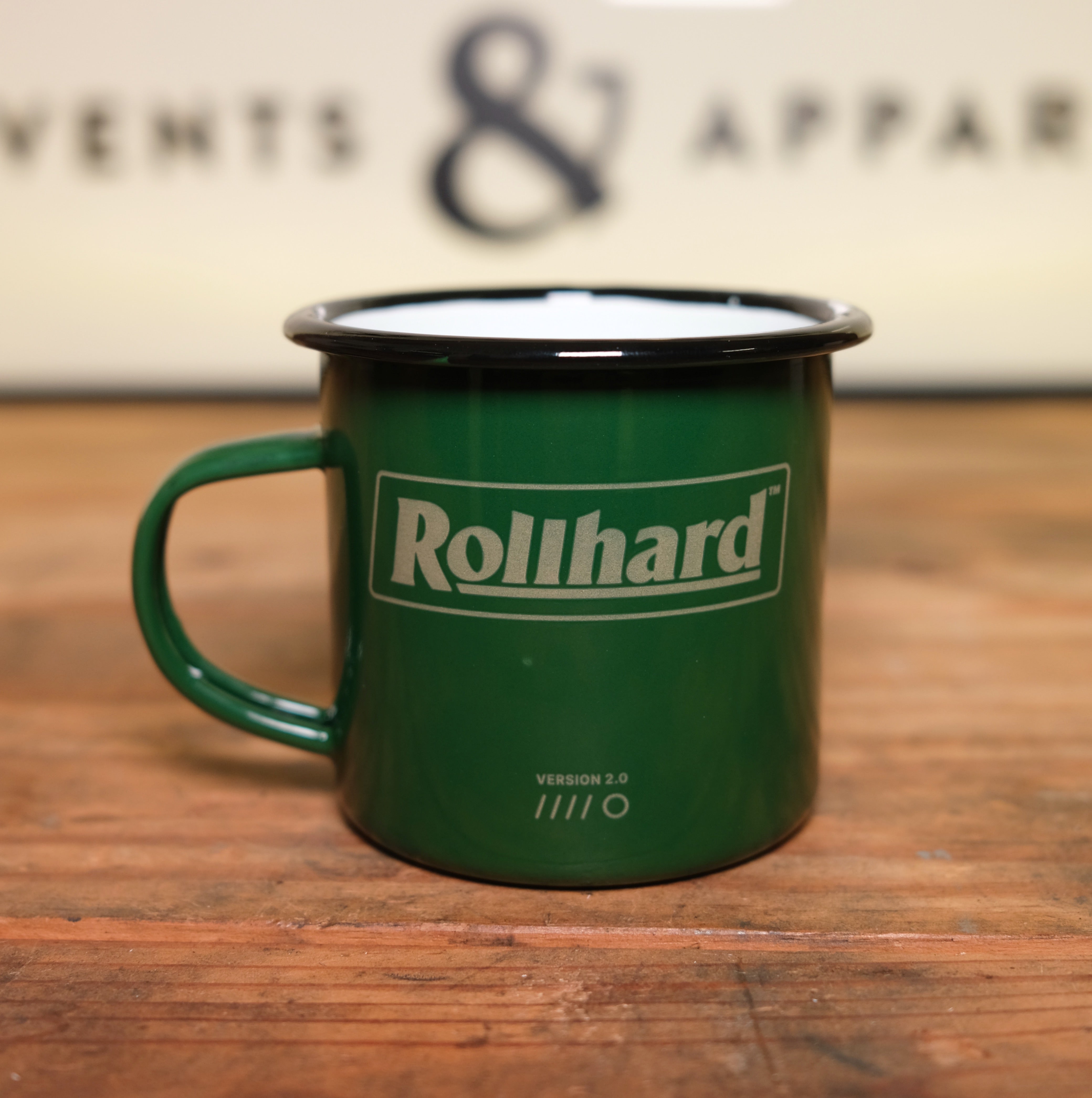 Essentials Enamel Coffee Mug - Green