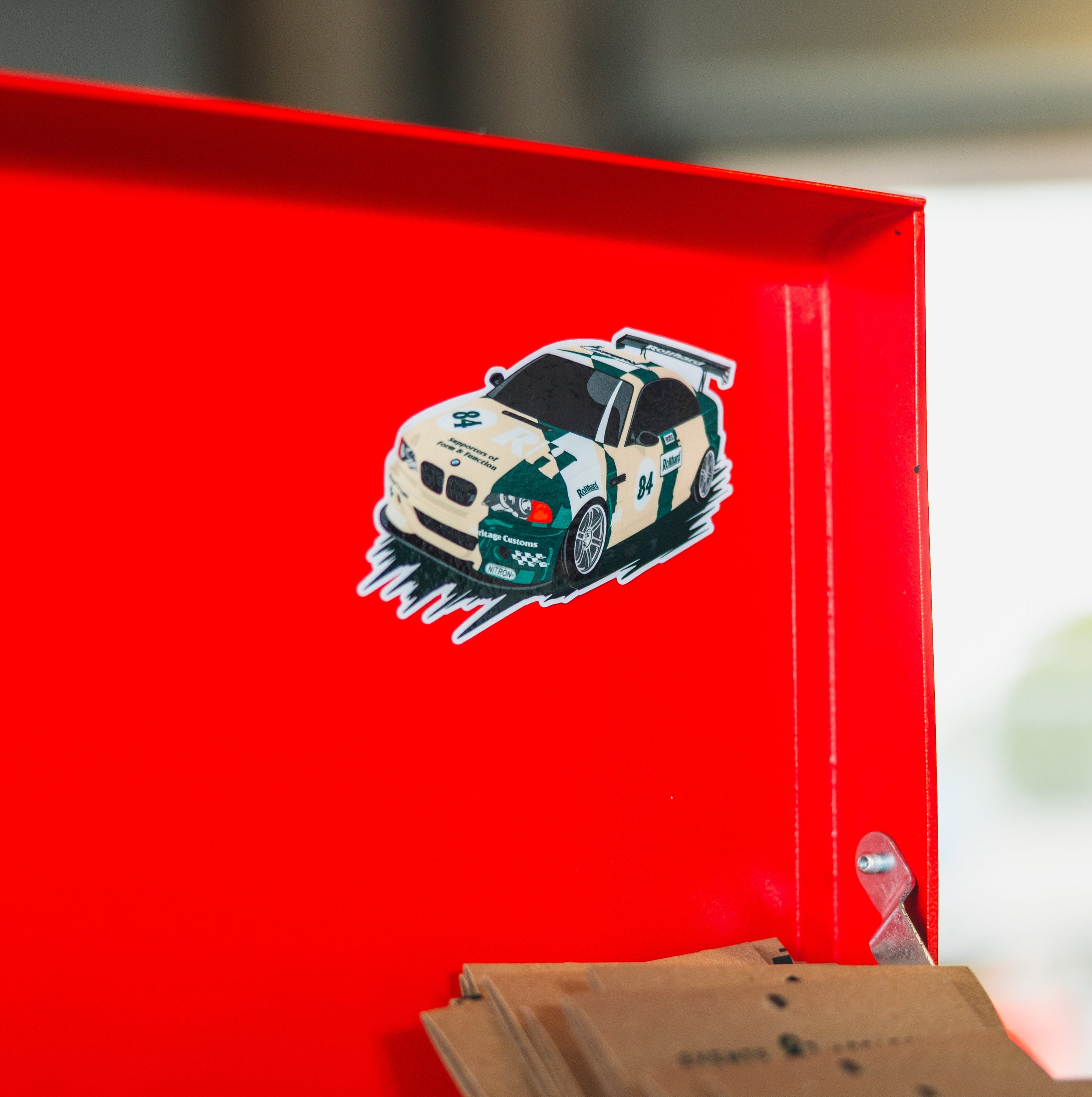 Rollhard x Cashmere Motorsport E46 M3 Sticker Sheet