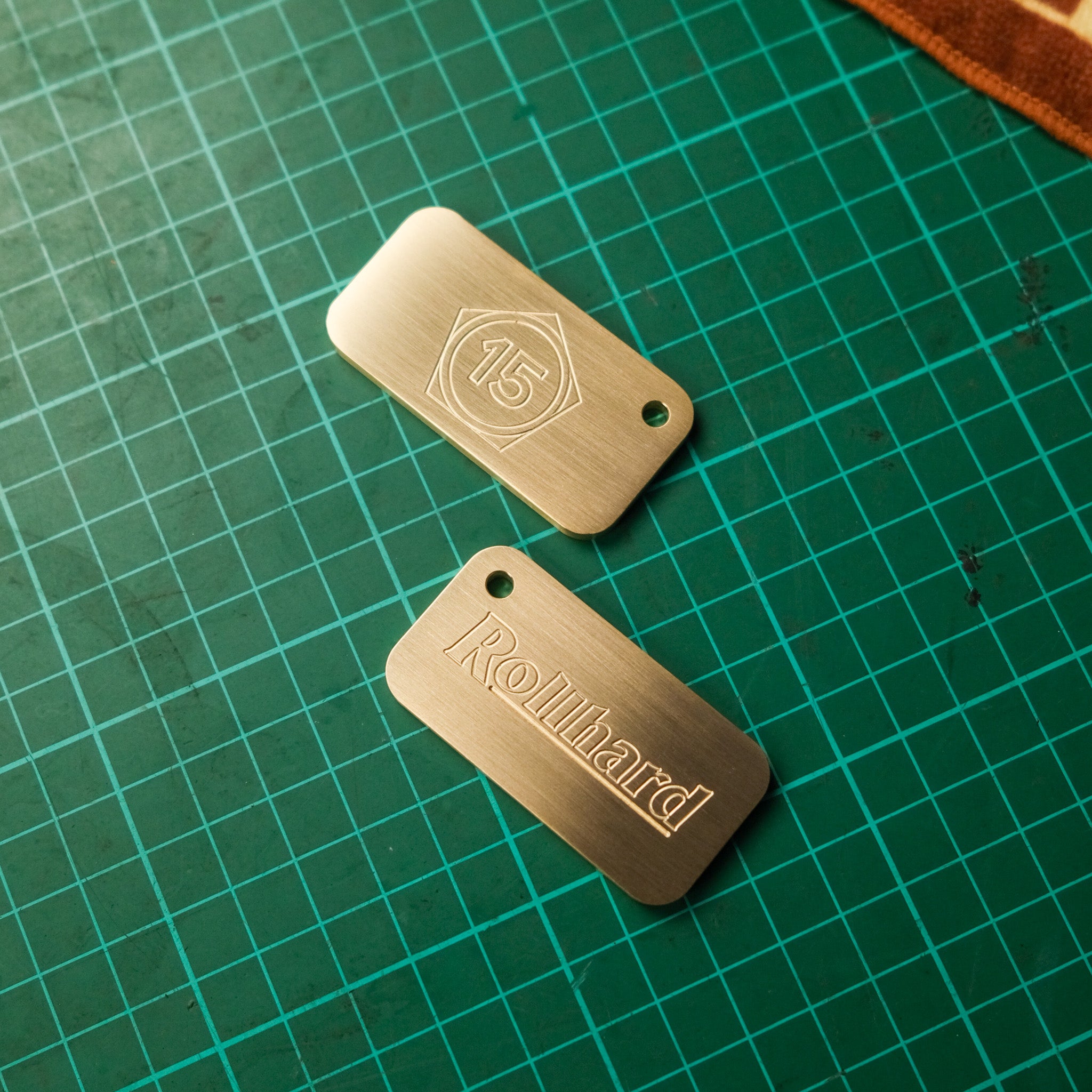 15th Anniversary Brass Keyring